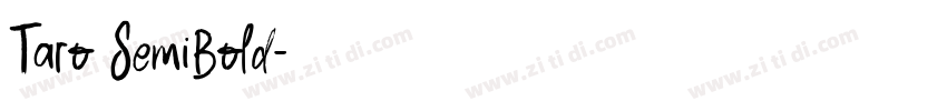 Taro SemiBold字体转换 Taro SemiBold字体转换